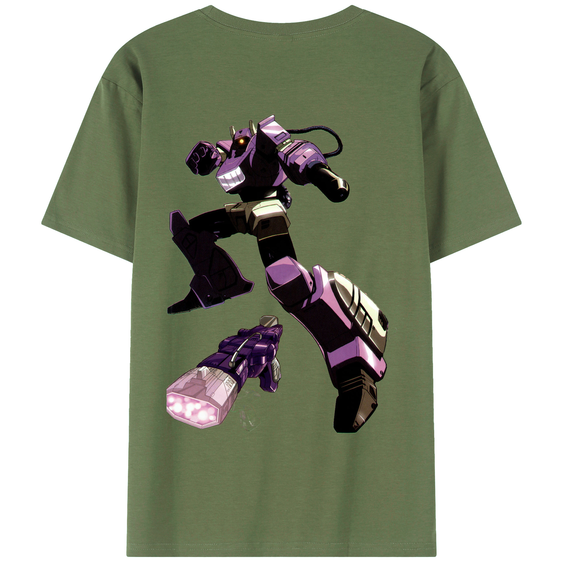 （画像用）  綿100％ メンズ半袖Tシャツ（バックプリント） 通気性